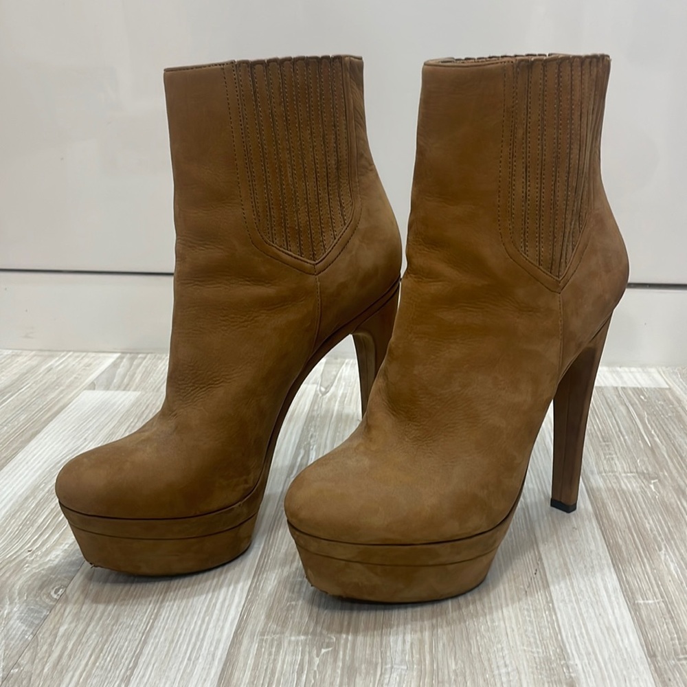 Rachel Zoe Brown Suede Ankle Boots